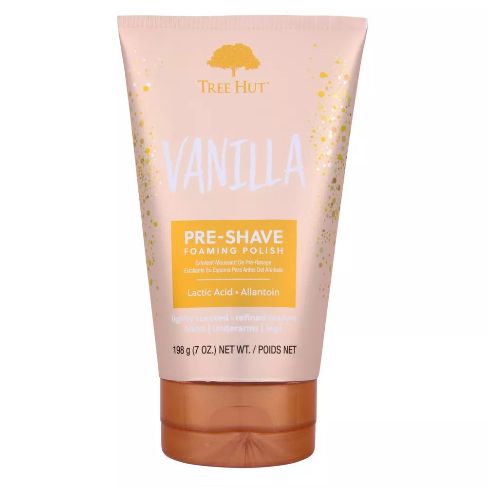 Pre-Shave Espuma Exfoliante de Afeitar Vainilla -Tree Hut