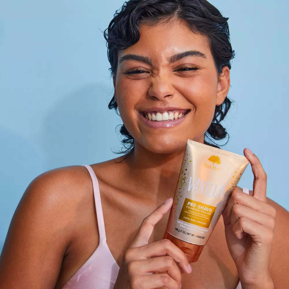 Pre-Shave Espuma Exfoliante de Afeitar Vainilla -Tree Hut