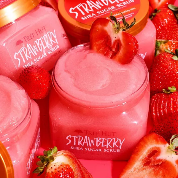 Exfoliante corporal de Strawberry - Tree Hut