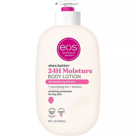 Crema corporal hidratante Strawberry - eos